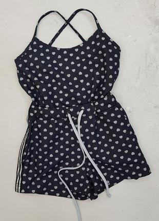 Літні комбінезони ромпери для дівчаток