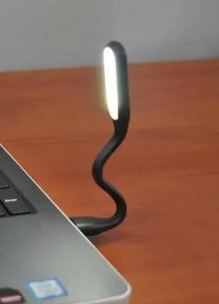 Гибкая светодиодная лампа led светильник настольный,фонарик, ночник2 фото
