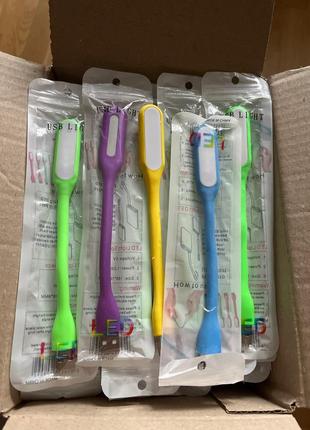 Гибкая светодиодная лампа led светильник настольный,фонарик, ночник3 фото