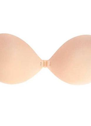 Самоклеющийся бюстгальтер невидимка fly bra - бежевый - эротическое бельё