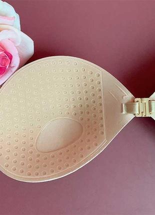 Самоклеющийся бюстгальтер невидимка fly bra - бежевый - эротическое бельё