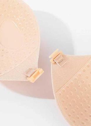 Самоклеющийся бюстгальтер невидимка fly bra - бежевый - эротическое бельё