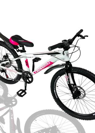 crossbike 24 dragster 2024 rigid 11 white pink 6600 169930245