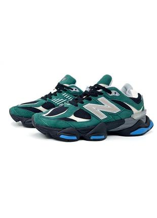 Спортивні чоловічі кросівки new balance 9060 green / нью баланс зелені демісезонні на весну, осінь, літо