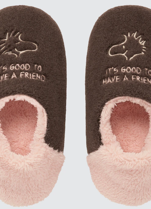 Uniqlo & peanuts snoopy домашні капці