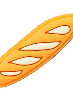 Джибітси для кроксів 0189 «багет батон хліб» 1 шт.