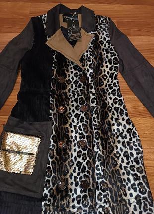 Стильне пальто в леопардовий принт rimma donna!