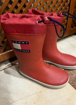 Резиновые сапоги tommy hilfiger