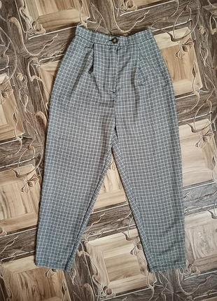 Женские брюки в клетку h&m