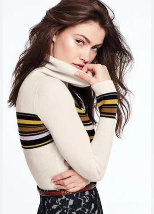 Canvas by lands’ end мериносовая шерстяная водолазка свитер /10455/