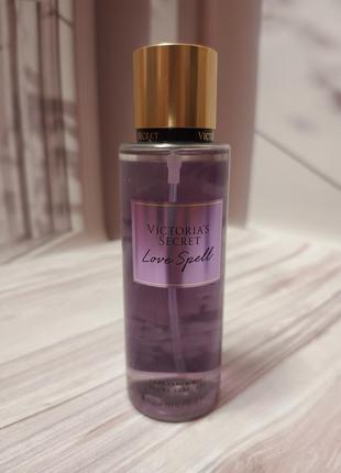 Парфумований міст, спрей love spell від victoria's secret