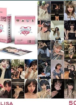 Набор голографических карт lisa blackpink