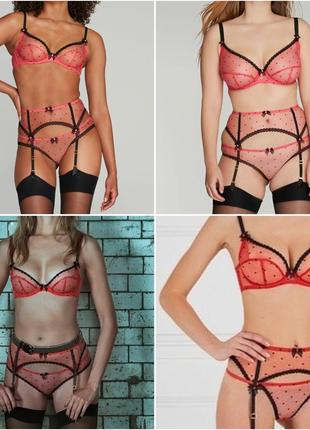 Комплект білизни (бюстгальтер, пояс, трусики) agent provocateur4 фото