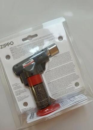 Бутановий пальник з регулюванням полум'я запальничка — zippo butane torch (багаторазове використання)8 фото