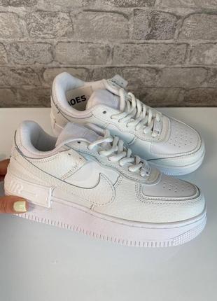 Кроссовки nike air force i белые
