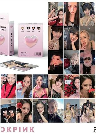 Набор голографических карт blackpinк