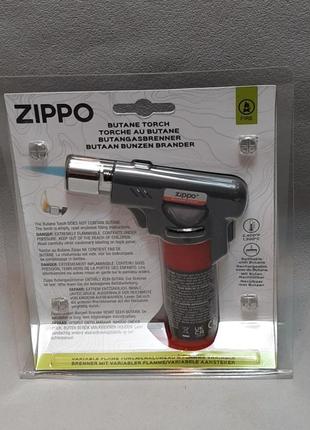 Бутановая горелка с регулировкой пламени зажигалка - zippo butane torch (многоразовое использование)10 фото