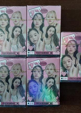 Набор голографических карт blackpinк "the game"