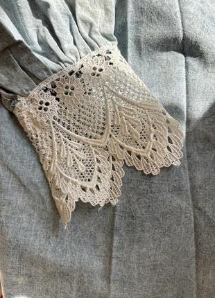 Джинсова сорочка блузка