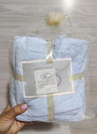 Набір рушників баня обличчя мікрофібра koloco рушник для бані6 фото