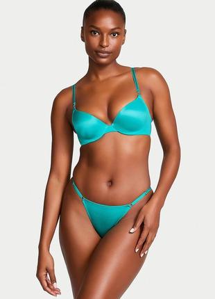 Комплект м’ятний бюст, стрінги оригінал victoria’s secret