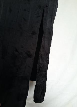 Жіноча довга сукня жатка, літнє чорне плаття, сарафан monki.10 фото