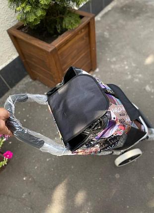 Инновационная раскладная сумка-тележка - кравчучка на колесах 94 см