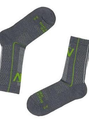 Шкарпетки (носки) трекінгові work trekking high сірі
