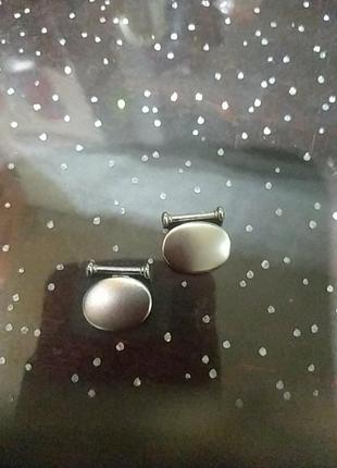 Запонки для сорочки металеві