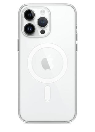 Чехол iphone 14pro clear case with magsafe