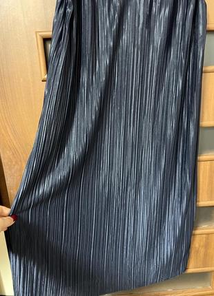 Красивое платье сарафан плиссе плиссировка2 фото