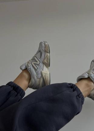 Женские кроссовки new balance 9060 quartz grey4 фото