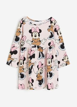 Платье платья h&m девочкам хлопок минни маус