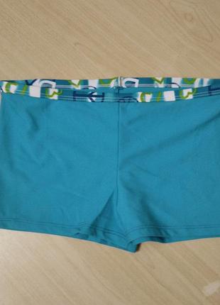 Шорты спортивные голубые плаванья бассейн плавки