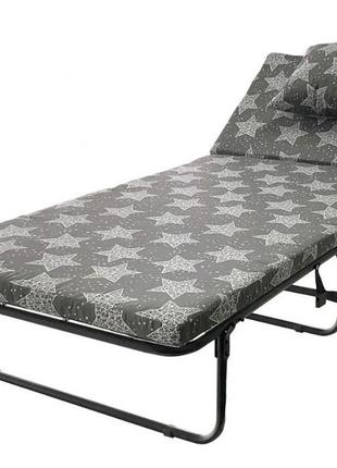 Раскладушка с матрасом мария м-60 с подушкой. бесплатная доставка новой почтой!
