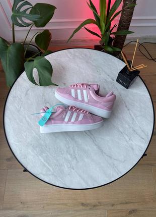 Жіночі кросівки adidas campus x bad bunny ‘pink white’
