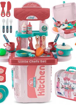 Ігрова дитяча кухня ricokids рожева (772900)