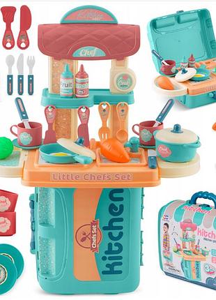 Ігрова дитяча кухня ricokids бірюзова (772901)
