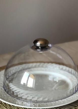 Кришка-ковпак для торта 21 см пластик