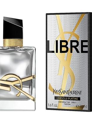Парфум для жінок yves saint laurent ysl libre l'absolu platine 50 мл. оригінал.