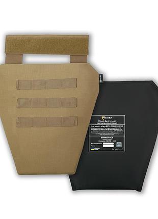 Захист паху kiborg (напашник-фартух) з балістичним пакетом 1 клас захисту militex coyote