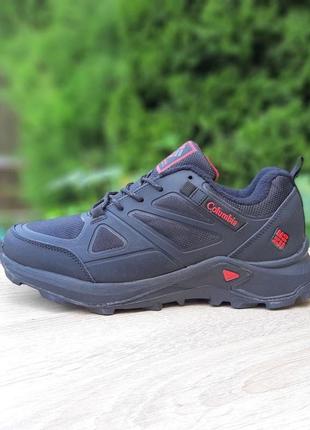 Чоловічі зимові кросівки | columbia winter | чорні | комбіновані матеріали | термо, :41