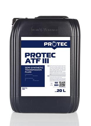 Масло atf-3 трансмиссионное канистра 20л protec atf 3 олива трасмісійна atf3 олива атф-3 масло атф3