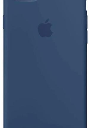 Силиконовый чехол с микрофиброй внутри iphone 6+/6s+ silicon case #57 blue cobalt