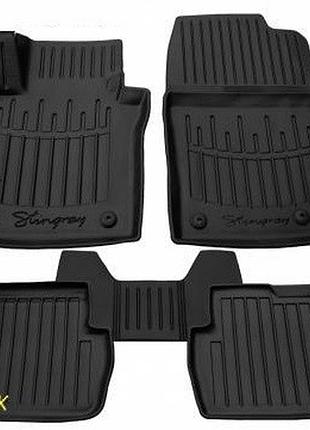 Килимки stingray 3d (5 шт, поліуретан) для citroen c-crosser 2007-2013 рр