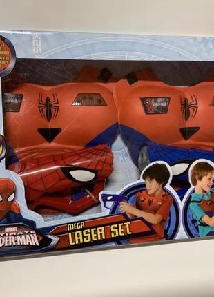 Набор marvel: ultimemate spider-man mega laser