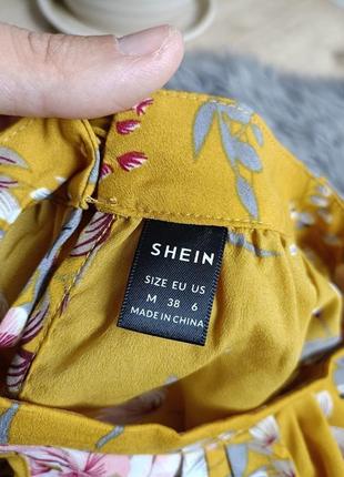 1+1=4🎈красивая цветочная блуза от shein, размер м4 фото