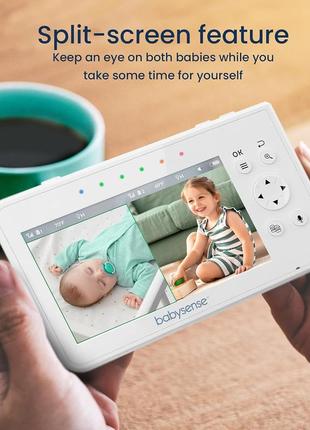 Видеоняня babysense с двумя камерами и аудио