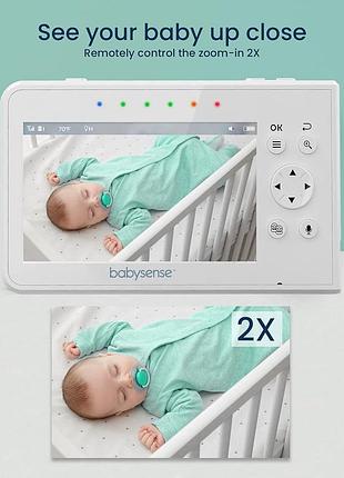 Видеоняня babysense с двумя камерами и аудио
