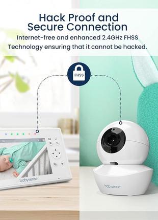 Видеоняня babysense с двумя камерами и аудио